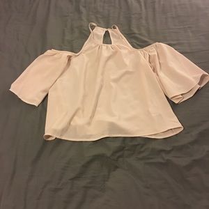 Paper Crane Shirt with Shoulder Cut Outs